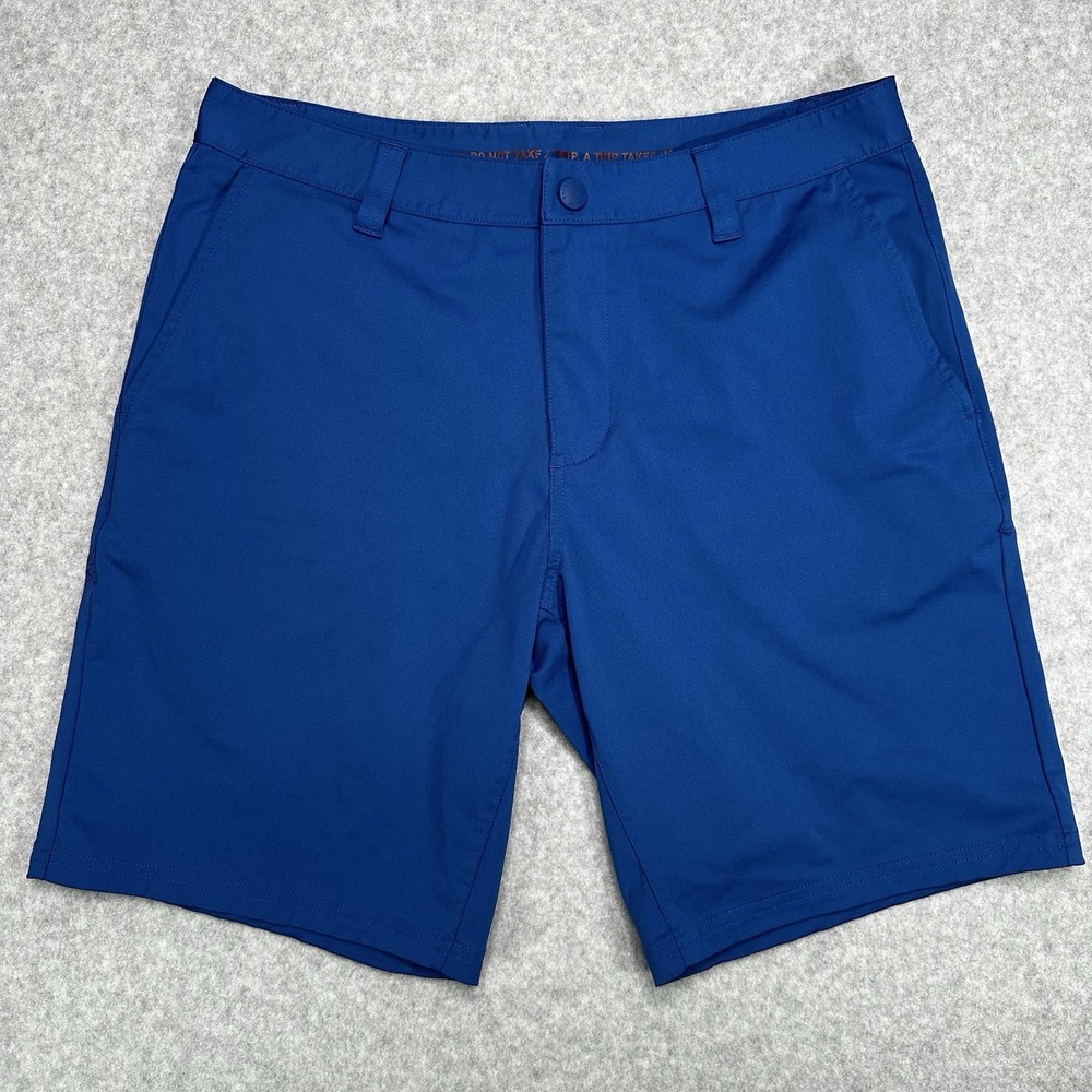 Rhone Performance Tech Commuter Active 7" Shorts Mens 31 Golf Athleisure Blue